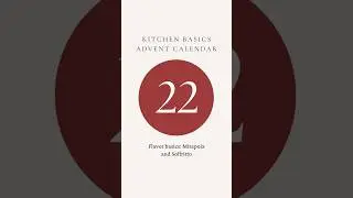 Kitchen Basics Advent Calendar 22: Mirepoix and Soffritto #cooking #christmas #adventcalendar