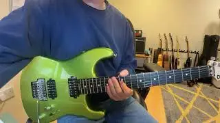 Charvel Pro Mod San Dimas Style 1 HH FR E | Ebony   Lime Green Metallic