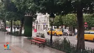 شارع الحبيب بورقيبة اليوم في الأمطار