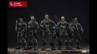 Joytoy Armed Forces U.S. Army Special Forces Group 1/18 Scale Set of 5 Action Figure Review