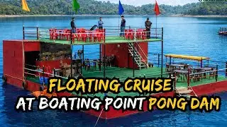 Floating Cruise At Pong Dam Boating Point #pongdam #boating #talwara