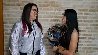 Post-match comments from new RCW Women's Champ, Ki Vibez!