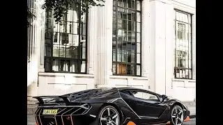 Lamborghini Centenario Lp 770-4 Driving In London.