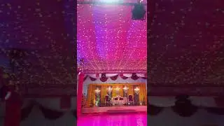 Mehndi stage and Dance floor setup #MHK