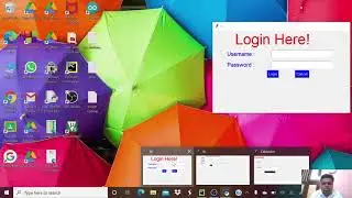 GUI design based application Calculator, Login authentication, User Registration form using python