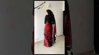 @myntra suta saree love this fabric nd good for those women who love to wear saree in office 💞