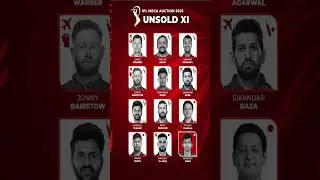 IPL 2025 unsold players playing 11 / ipl 205 auction #ipl2025 #iplauction2025 #tataipl #unsold