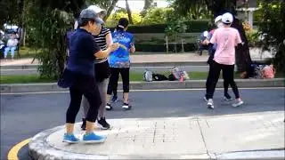 AEROBIC THAI  Line Dance แอโรบิคไลน์แดนซ์ สวนเฉลิมพระเกียรติ 80 พรรษา บางขุนนนท์บางกอกน้อย2381EP.599
