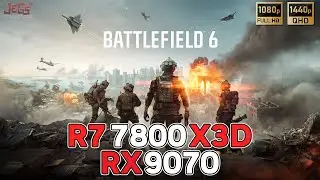 Battlefield 6 | RX 9070 x R7 7800X3D | FHD, QHD, 4K benchmarks
