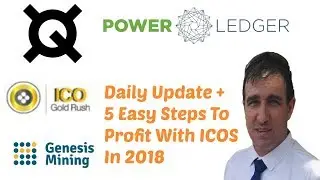 ICO Gold Rush Power Ledger Quantstamp Genesis Mining Update