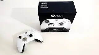 NEW WHITE XBOX ONE ELITE CONTROLLER UNBOXING