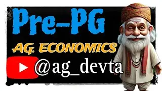 527. AGRICULTURAL FINANCE (CREDIT CLASSIFICATION) || PART-01 #pre_pg_economics