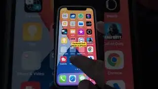How to turn on Facebook Dark Mode on iPhone #iphone