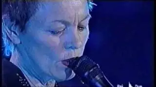 One Beautiful Evening (Italo-English) - Laurie Anderson Live in San Remo 2001
