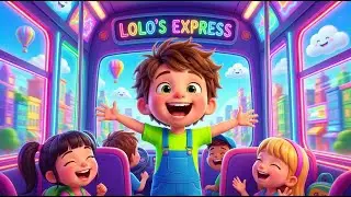 1 2 3 Eggs Are Free 🥚🎶 | Funny Kids Dance Song on a Moving Bus | Lolo Dance