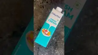 Milky Mist Fresh Cream|250 ml Pack| Unboxing #shorts #asmr #foodreview