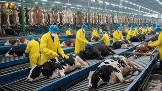 How Millions of Cattle Are Raised & Processed Using Modern Farming Technology