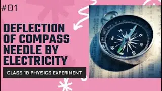 Deflection of compass needles  ( class 10th )