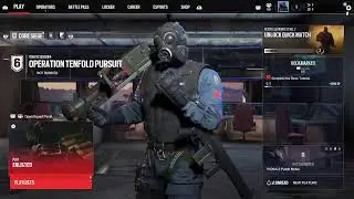 Playing Rainbow Six Siege on the PS5 with myself and other people