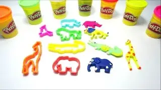 Creative Zoo Animal Molds - DIY Play-Doh Game for Kids