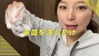 お皿洗う