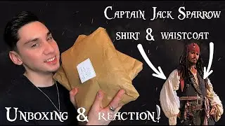 UNBOXING & REVIEW! Captain Jack Sparrow Shirt & Waistcoat!