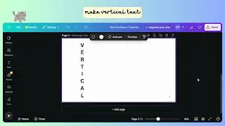 How to Create Vertical Text in Canva