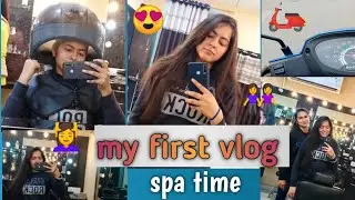 My first vlog🙈/hair spa time💆 #vlog1 //blush with nikki💖