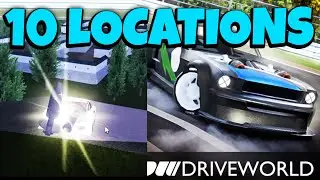 How to get ALL 10 PART LOCATIONS In DRIVE WORLD! EVENT (Roblox) Quest!
