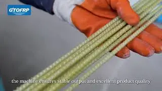 FRP Rebar Machine | High-Strength Fiberglass Rebar Production Line #fiberglass #frpmachine #factory