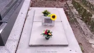 Tombe de Tsilla CHELTON, Tatie Danielle, cimeti&egrave;re du P&egrave;re Lachaise, Paris