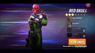 Unlocking Red Skull and a Blitz Match - Marvel Strike Force - MSF