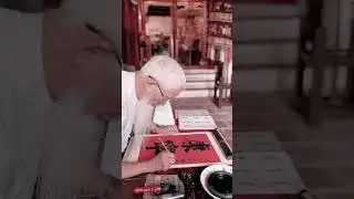 CALLIGRAPHY&mdash;Vietnamese Culture ✍🏻 #travel #culture #history #calligraphy #luck #ilovevietnam #hanoi