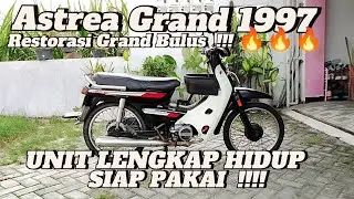 READY , ASTREA GRAND 1997 RESTORASI GRAND BULUS !! SURAT LENGKAP HIDUP TA'AT PAJAK !