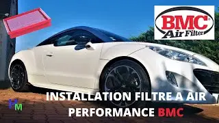 PEUGEOT #rcz  HDI INSTALLATION FILTRE A AIR PERFORMANCE 