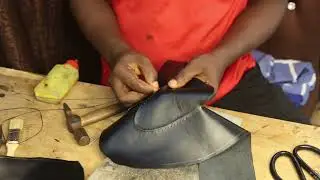 Traditional shoemaking: How to make loafers shoe 