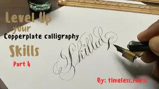 Copperplate calligraphy Basics | Part 4 | Master All Lowercase letters