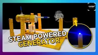 Insane DIY Project! - This Steam Engine Powers a Generator