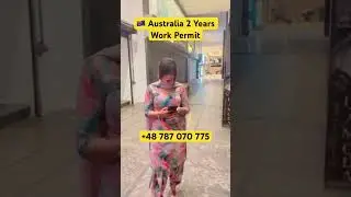 Australia Work Permit Assistance! #fyp