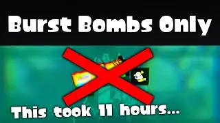 I beat Splatoon 3's Hardest Level with only Burst Bombs