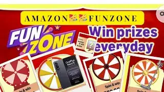 Amazon Funzone OnePlus Nord5 Spin&Win😱 Amazon FZ Quiz Trivia& Dyson Cleaner Special Offers 🔥🔥. 