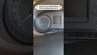 How to Fix a DTC code P189A/P177B in Skoda Rapid Diesel Automatic/ Clutch replaced.. #shorts #skoda