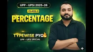 PERCENTAGE CLASS 02 || PERCENTAGE Trick  by Abhishek Sir