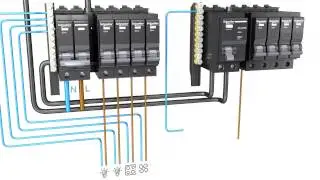 Schneider Electric ; Split bus consumer unit - wiring