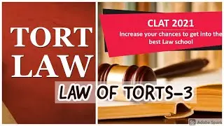 Tort of Trespass | Types of Trespass | Assault | Battery | False Imprisonment | Tort Law | CLAT 2021