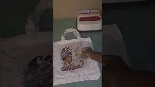 Custom tote bag using my Cricut + DTF transfers 🤍 #DIY #cricut #viral