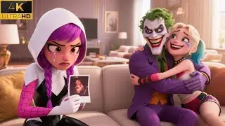 Love Destroyed! Joker Chooses Harley, Gwen Plans a Painful Revenge!!| SpiderMan Drama #spiderman