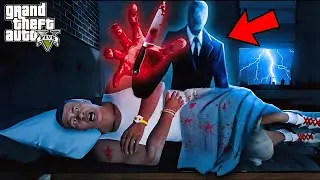 Slender Man ATTACK on Franklin at 12AM | GTA 5 😭 Shinchan & Chop
