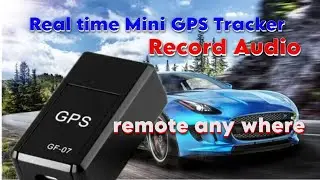 Amazing Gadgets - Mini GPS Tracking and Remote Audio Recorder GPS-GF07- magnet to any iron surface
