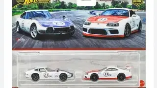 Unboxing Hot Wheels Premium 2-Pack! Toyota Supra & Toyota 2000GT | Full Review + Close-Up Details